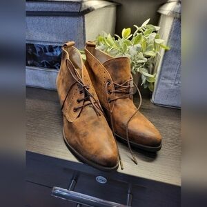 Dkode ankle lace up boot with sparkle